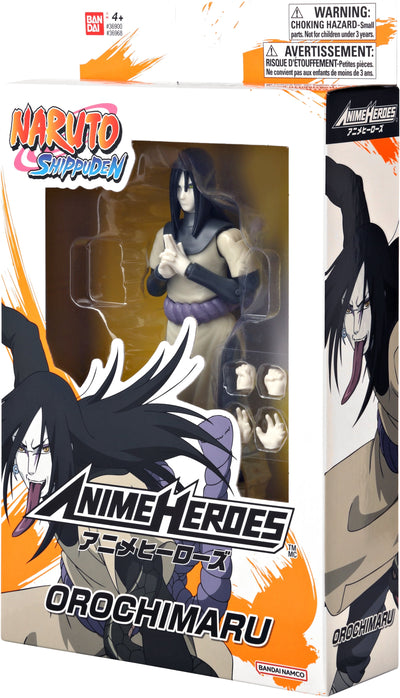 Bandai - Naruto - Anime Heroes - Orochimaru Action Figure   - Collectibles
