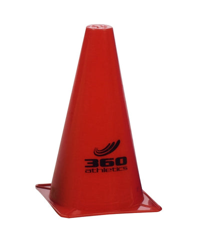 360 Athletics 9" Pylon Cone, Red