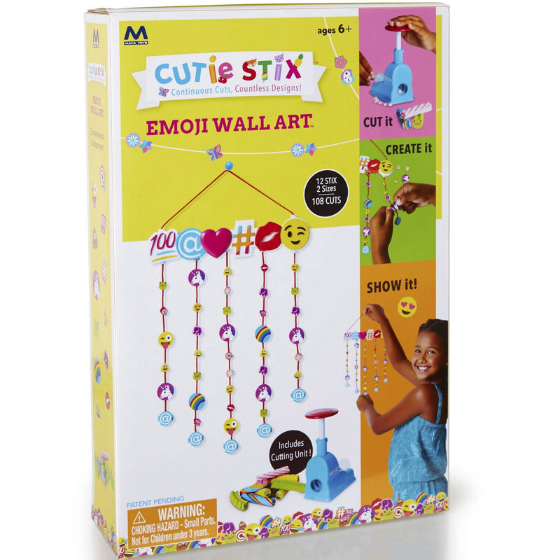 Cutie Stix Emoji Wall Art Bead Dream Catcher Craft Set