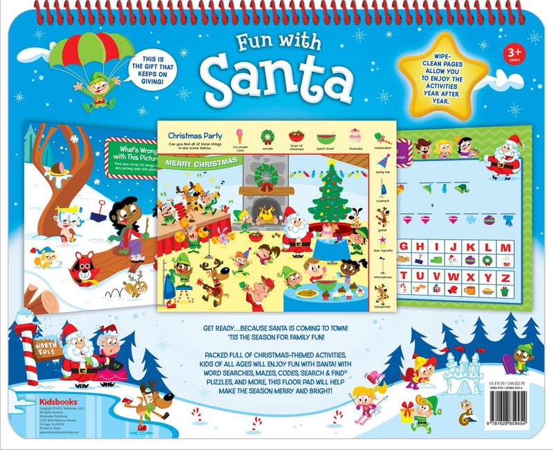 Kidsbooks Publishing Family Fun Pad with Santa