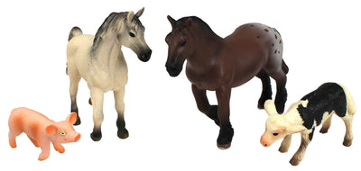 National Geographic Farm Horses Pig Sheep 4pcs