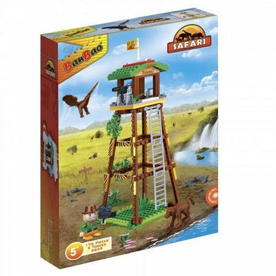BanBao Watch Tower Building Kit STEM Toy (170PCS) Building Set for Kids