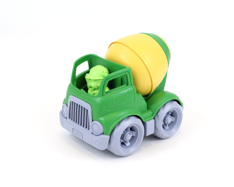 Green Toys Mixer Construction Truck - Green/Yellow