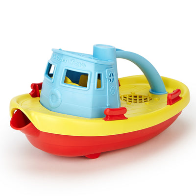 Green Toys Tug Boat Blue Bath Toy