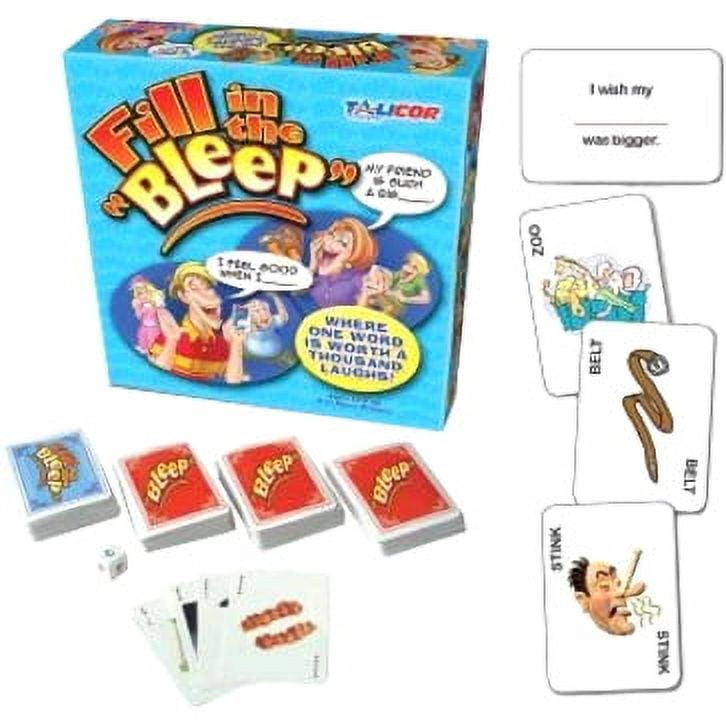 Talicor Fill In The Bleep Board Game