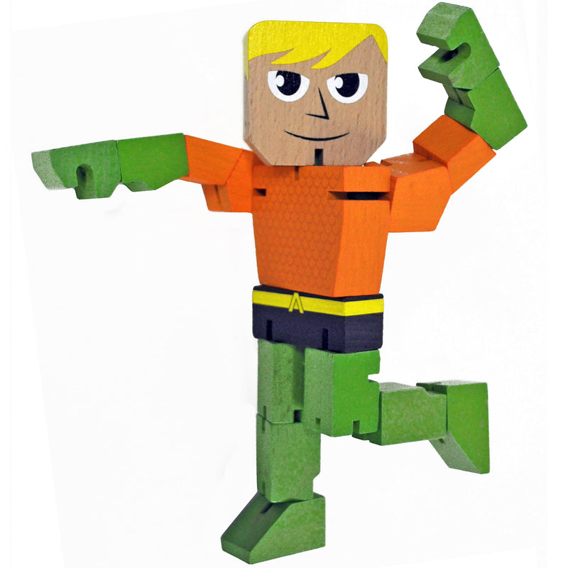 DC Comics Aquaman Wood Warriors 8"