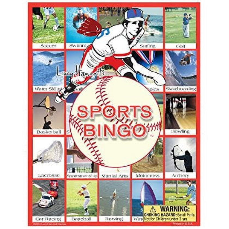 Lucy Hammett Sports Bingo Game Learn About Popular Sports, Equipment & Rules