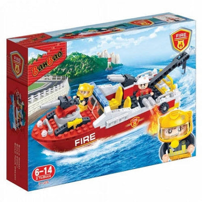 BanBao Fire Rescue Boat Emergency Vehicle Set