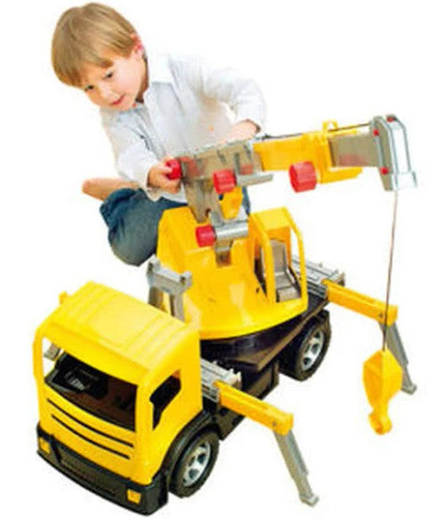 LENA Construction Toys Powerful Giants Toy Crane Truck